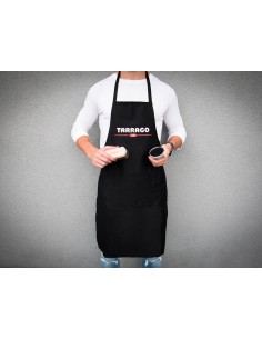 Delantal Profesional negro de algodón Tarrago