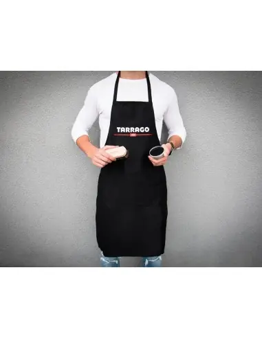 Delantal Profesional negro de algodón Tarrago