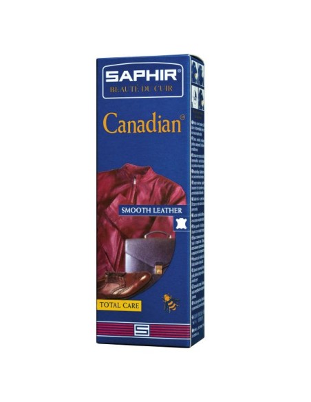 Creme Canadian em Tubo Saphir | Nutre Couro Liso com Brilho Natural 75ml