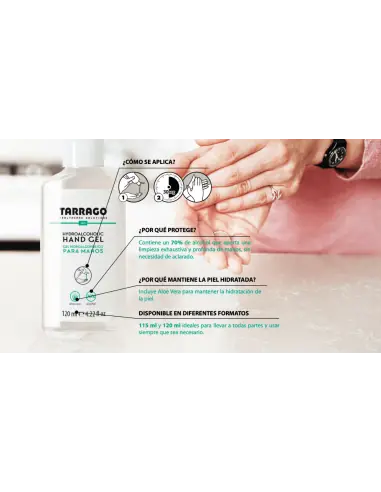 Comprar Gel hidroalcohólico para manos de Tarrago 70% Etanol