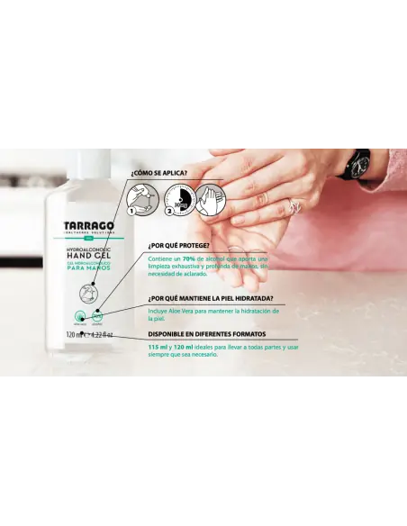 Comprar Gel hidroalcohólico para manos de Tarrago 70% Etanol