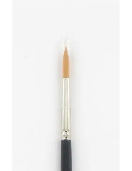 Pincel Nylon Dourado Redondo – Precisão para Aplicações em Couro ou Madeira