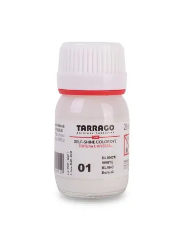 Tinte para cuero color blanco