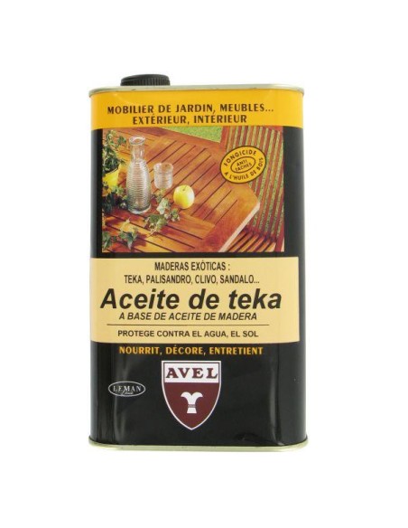 Protege la madera con Aceite de Teca