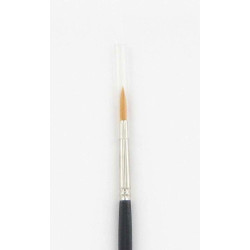 Pincel Nylon Redondo - Precisión para Crema, Tintura o Restauración