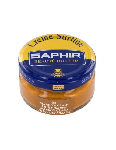 Crema zapatos Saphir Pommadier - Nutrición y color premium