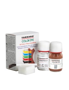 Preparador y tinte para zapatos color brandy