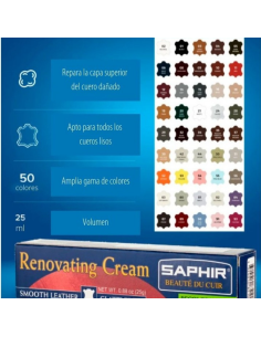 Crema para reparar cuero Saphir