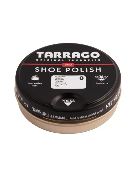 Graxa cera sapatos couro | Tarrago Shoe Polish para calçado