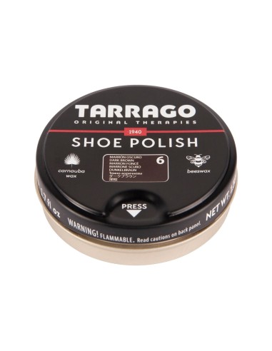Graxa cera sapatos couro | Tarrago Shoe Polish para calçado