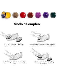 Crema zapatos Saphir Pommadier - Nutrición y color premium