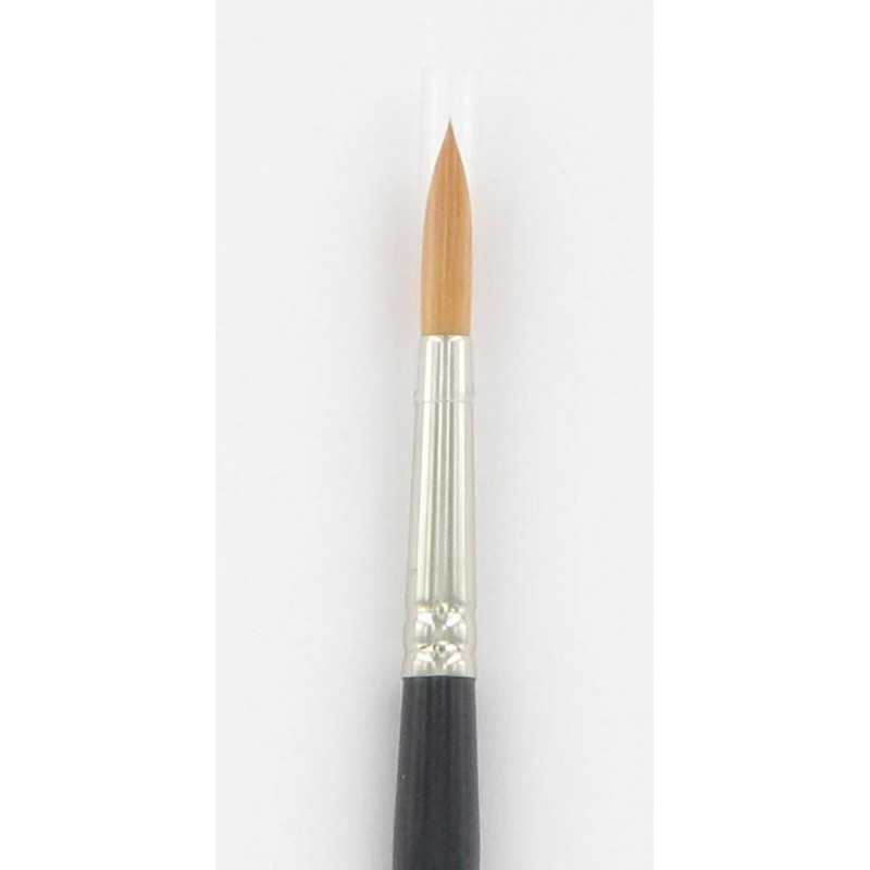 Pincel Nylon Redondo - Precisión para Crema, Tintura o Restauración