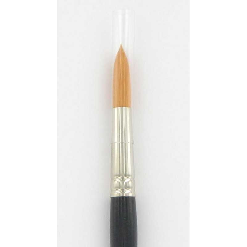 Pincel Nylon Redondo - Precisión para Crema, Tintura o Restauración