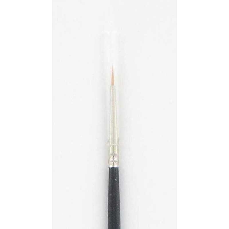 Pincel Nylon Dourado Redondo – Precisão para Aplicações em Couro ou Madeira