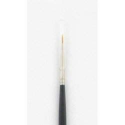 Pincel Nylon Redondo - Precisión para Crema, Tintura o Restauración