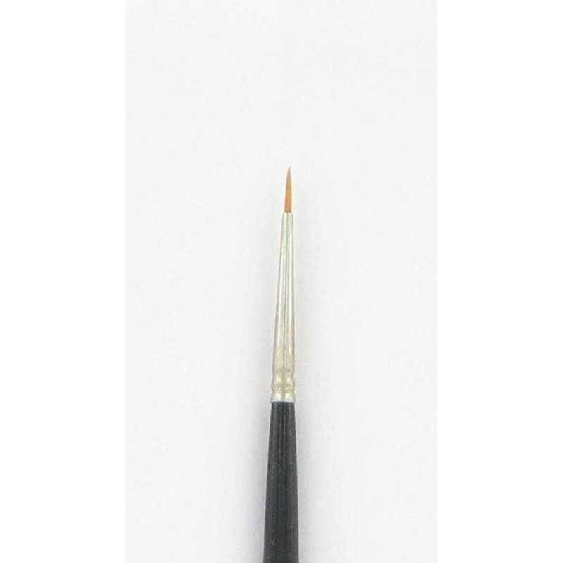 Pincel Nylon Dourado Redondo – Precisão para Aplicações em Couro ou Madeira