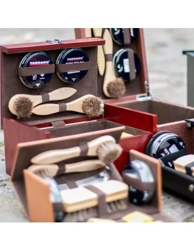 Kit de Viagem Marrom Claro Cuidado Calçados