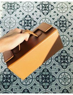 Kit de Viaje Limpieza Calzado Marrón Claro