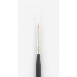 Pincel Nylon Redondo - Precisión para Crema, Tintura o Restauración