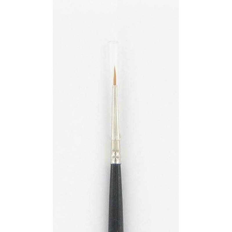 Pincel Nylon Redondo - Precisión para Crema, Tintura o Restauración