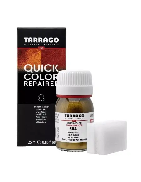 Tinte reparador de cuero Quick Color metalizado 25ml