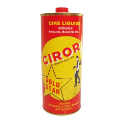 Limpiador calzado Cera Líquida Gold Star 1L Amarillo Cera