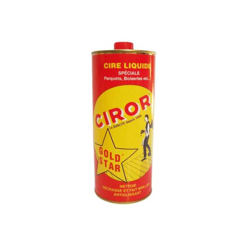 Limpiador calzado Cera Líquida Gold Star 1L Amarillo Cera