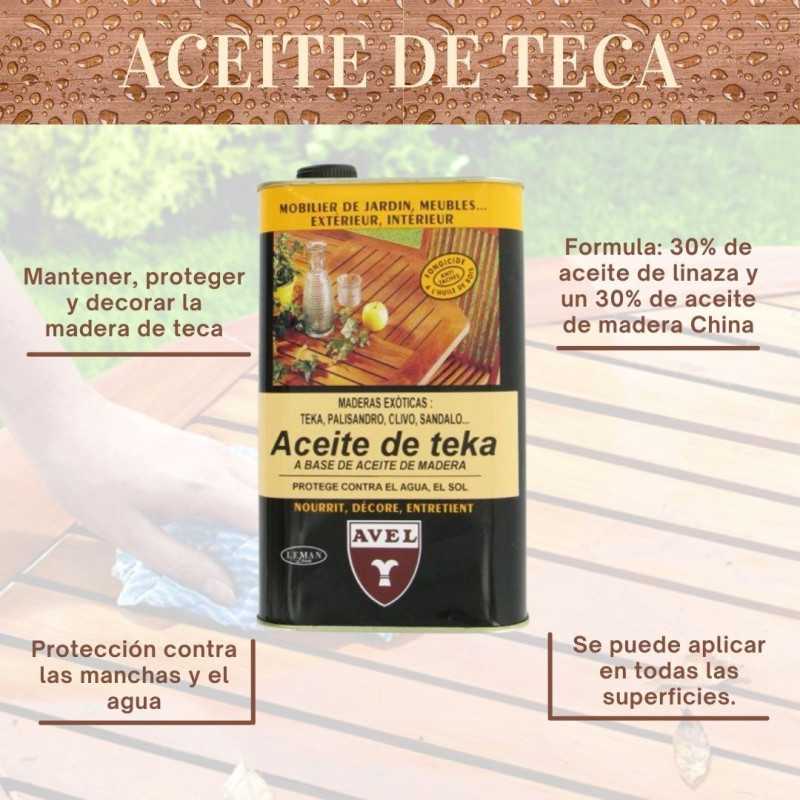 Proteja a madeira com óleo de teca