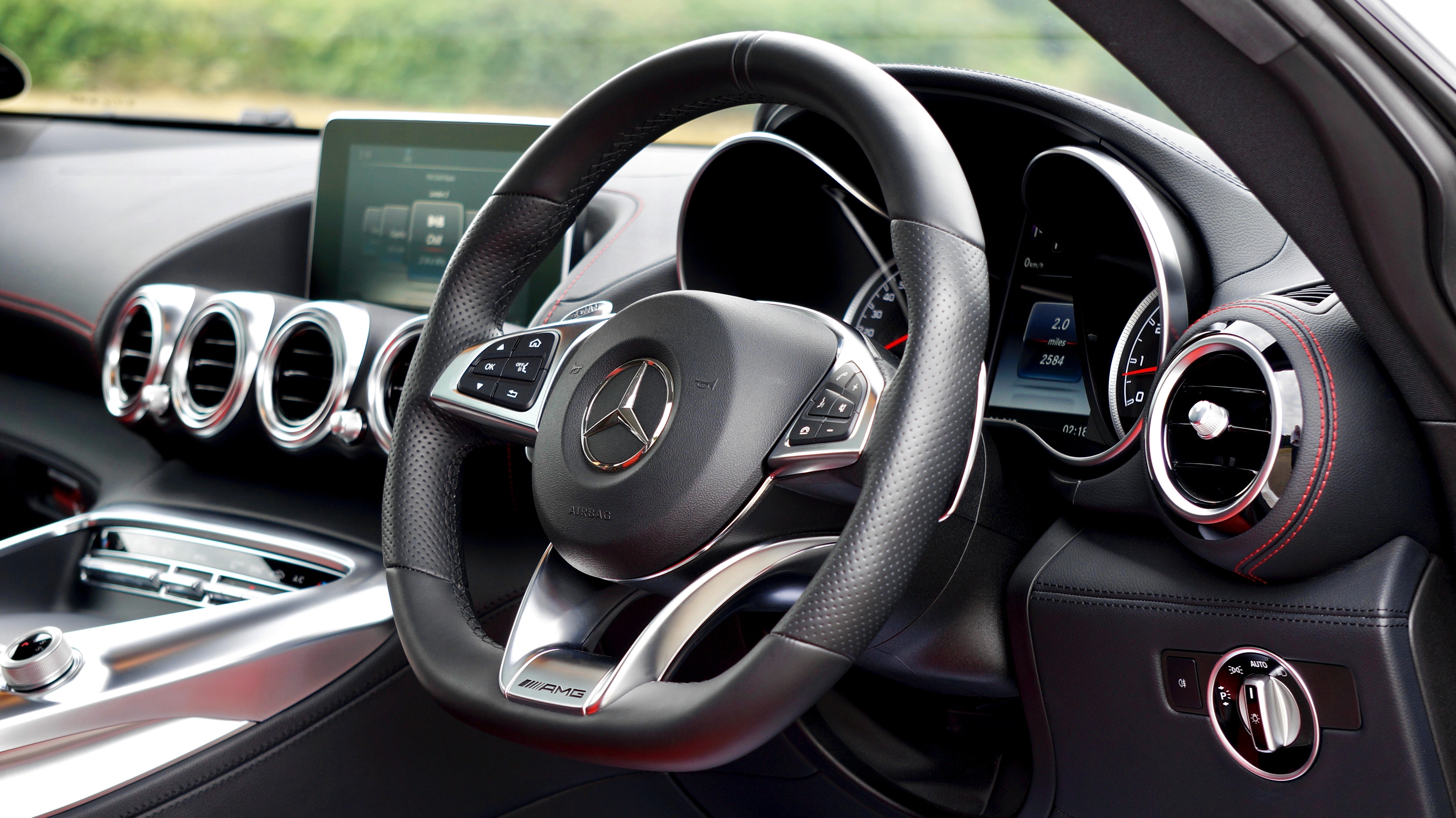 Interior de coche limpio